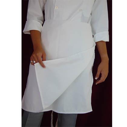 Medio Mandil Doble en Gabardina